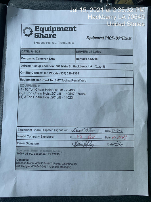 2021 HARRINGTON CF050-20