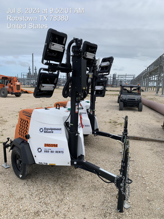 2024 Generac MLT2 Diesel, Flex Switch 120V Input, Powerzone Controller, 
(4) 320W LED Lights, 4kW Generator, 39.9 Gal Fuel Tank, 2" Ball, T3