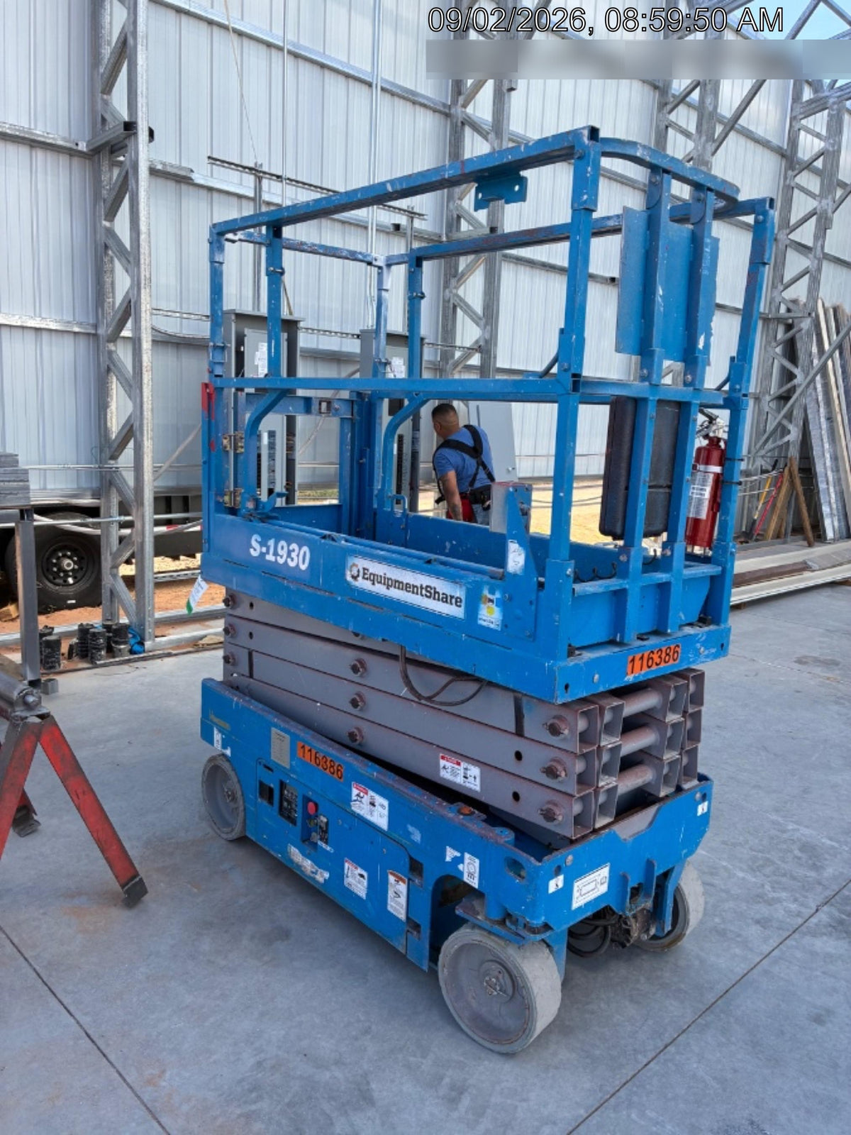 2020 Genie GS-1930 Solid Non Marking Tires, Beacon, Folding rails with half height swing gate