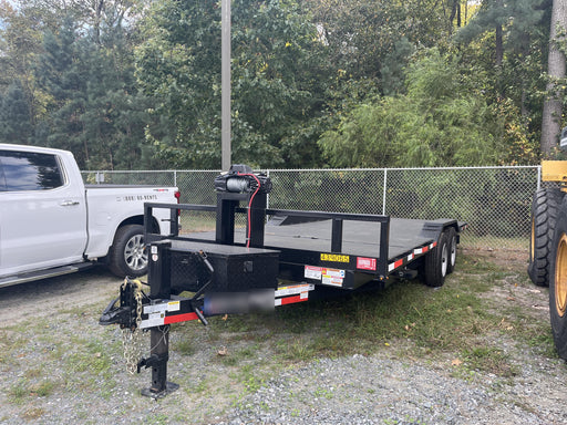 2024 TEXAS PRIDE TRAILERS 21' Lowboy Gravity Tilt Bed 14K Bumper Pull Trailer