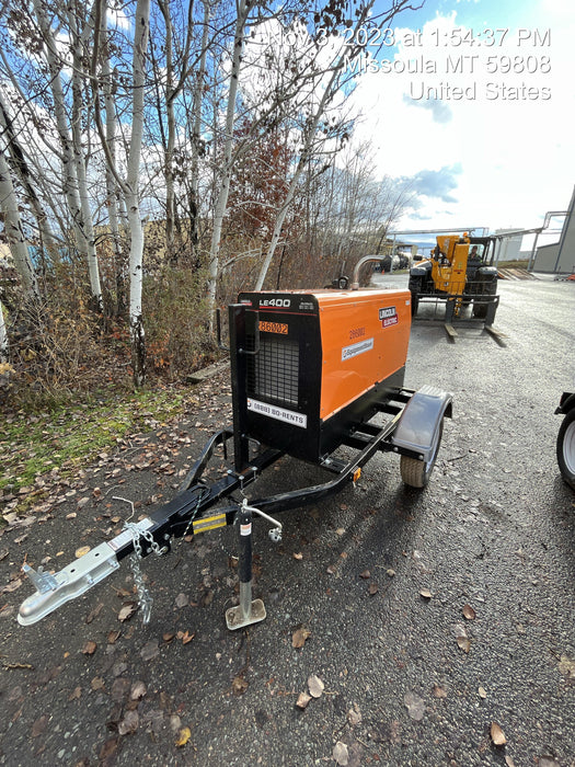 2022 Lincoln Electric LE400 Kubota V1505, Trlr, Cable Rack, Light Kit, ES Decals, T3