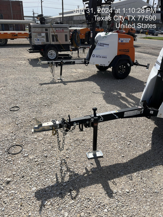 2023 Generac MLT2 Diesel, Flex Switch 120V Input, Powerzone Controller, 
(4) 320W LED Lights, 4kW Generator, 39.9 Gal Fuel Tank, 2" Ball, T3