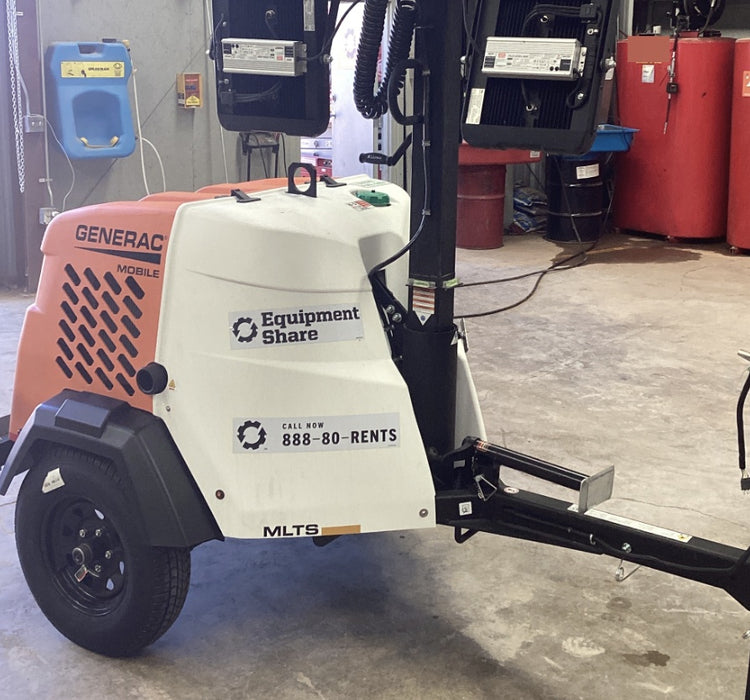 2024 Generac MLT2 Diesel, Flex Switch 120V Input, Powerzone Controller, 
(4) 320W LED Lights, 4kW Generator, 39.9 Gal Fuel Tank, 2" Ball, T3