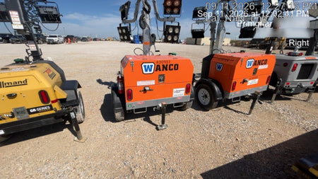 2024 Wanco WLTT-4MM4K Diesel, Deep Sea Controller, Shore Power Plug, Auto Start, (4) 350W LED Floodlights, 4kW Generator, 60 Gal Fuel Tank, 2" Ball, T3