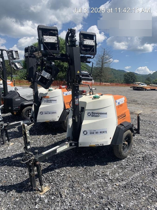 2023 Generac MLT2 Diesel, Flex Switch 120V Input, Powerzone Controller, 
(4) 320W LED Lights, 4kW Generator, 39.9 Gal Fuel Tank, 2" Ball, T3