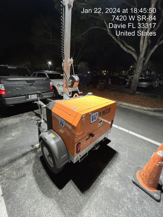 2023 Wanco WLTT-4MM4K Diesel, Deep Sea Controller, Shore Power Plug, Auto Start, (4) 350W LED Floodlights, 4kW Generator, 60 Gal Fuel Tank, 2" Ball, T3