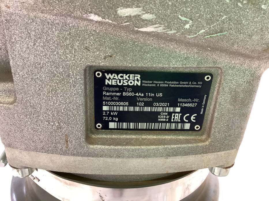 2021 WACKER NEUSON BS60-4As