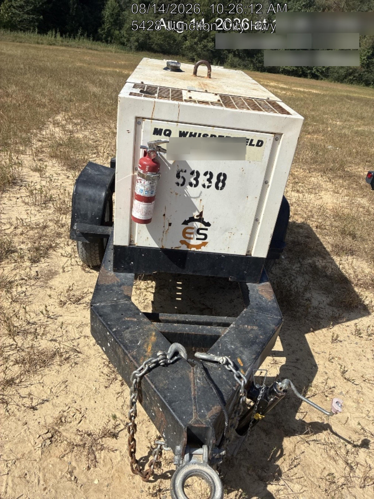 2017 Multiquip DLW400ESA4 400 amp Welder, 14kW, 120/240V, T4F Kubota