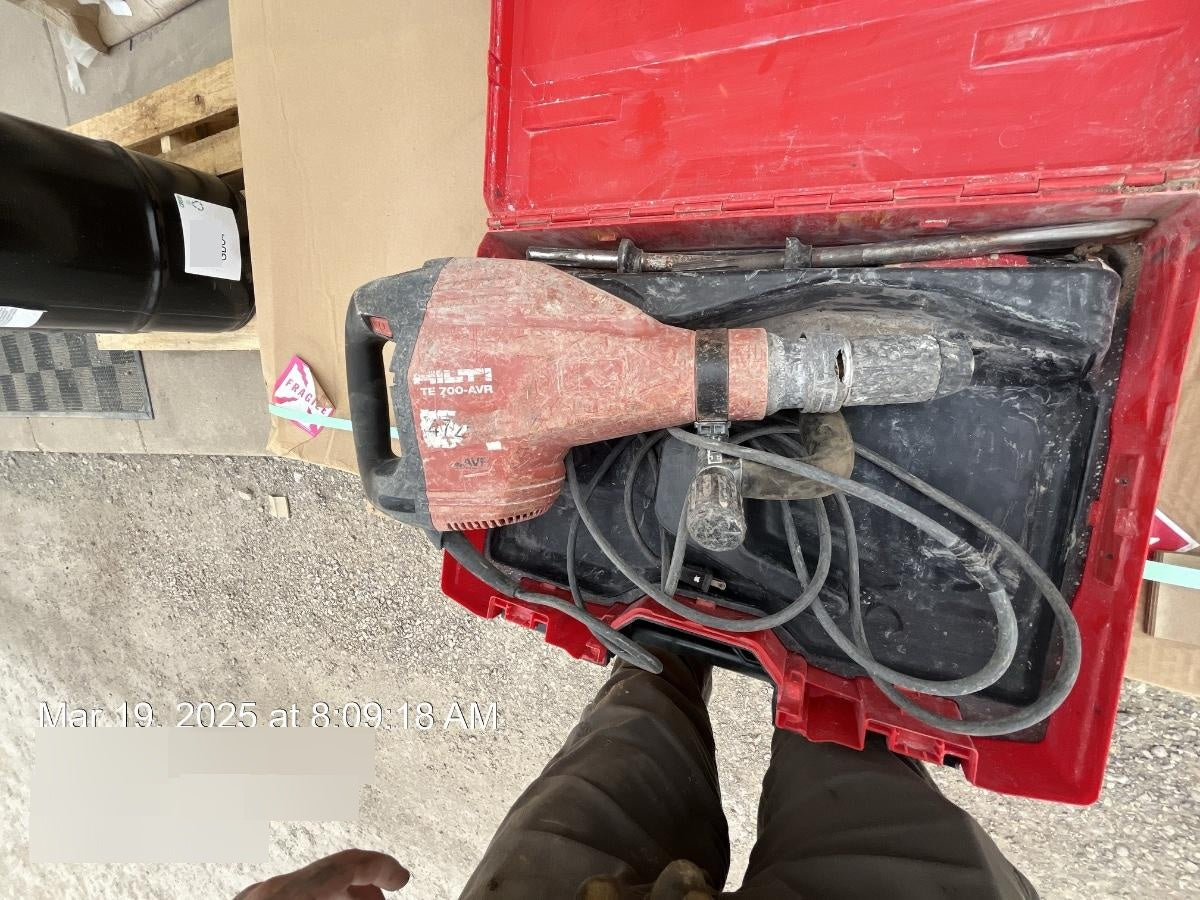 2019 HILTI TE 700-AVR