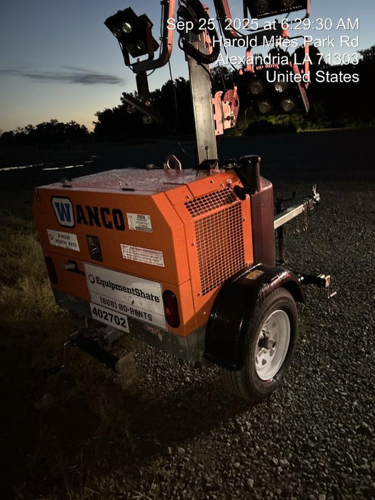 2024 Wanco WLTT-4MM4K Diesel, Deep Sea Controller, Shore Power Plug, Auto Start, (4) 350W LED Floodlights, 4kW Generator, 60 Gal Fuel Tank, 2" Ball, T3