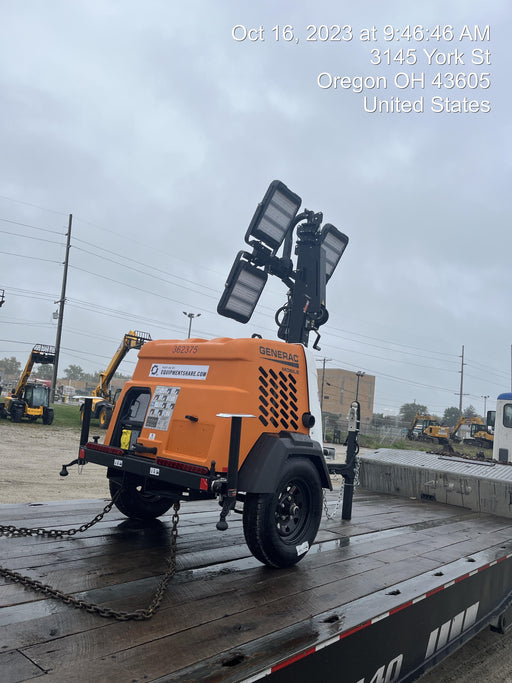 2023 Generac MLT2 Diesel, Flex Switch 120V Input, Powerzone Controller, 
(4) 320W LED Lights, 4kW Generator, 39.9 Gal Fuel Tank, 2" Ball, T3