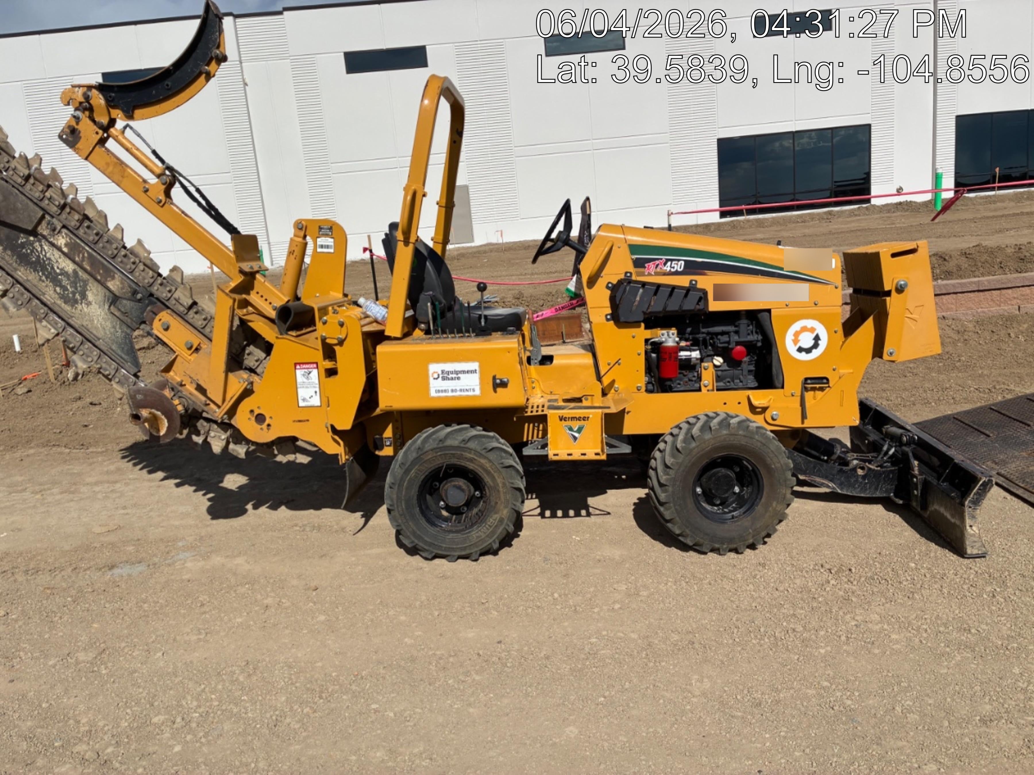 2019 VERMEER RTX450