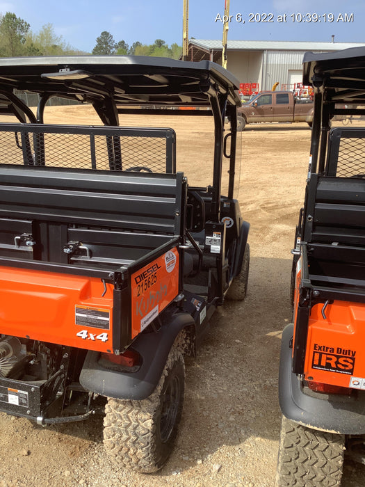 2022 Kubota RTV-X1140W-H Plastic Canopy, Windshield Acrylic Clear, LED Strobe Light, Wire Harness Kit, Back up Alarm
