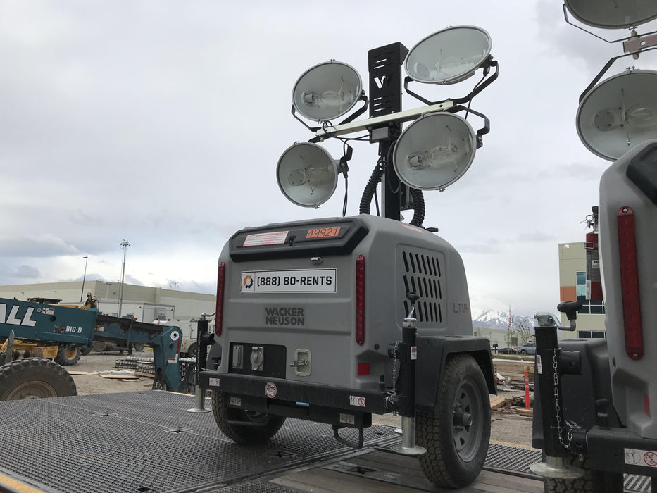 2019 Wacker Neuson LTV6L-MH Mobile Light Tower w/Fuel Level Sensor Installed