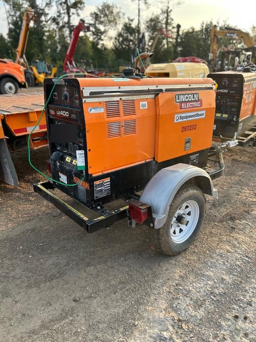 2023 Lincoln Electric LE400 Kubota V1505, Trlr, Cable Rack, Light Kit, ES Decals, T3