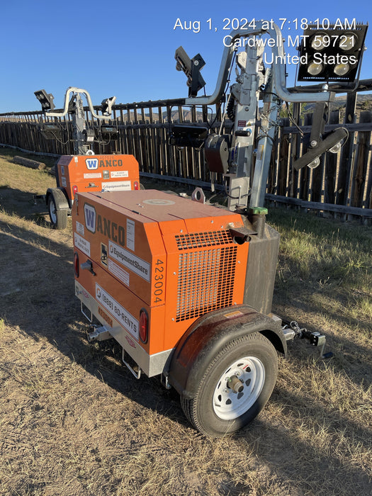 2024 Wanco WLTT-4MM4K Diesel, Deep Sea Controller, Shore Power Plug, Auto Start, (4) 350W LED Floodlights, 4kW Generator, 60 Gal Fuel Tank, 2" Ball, T3