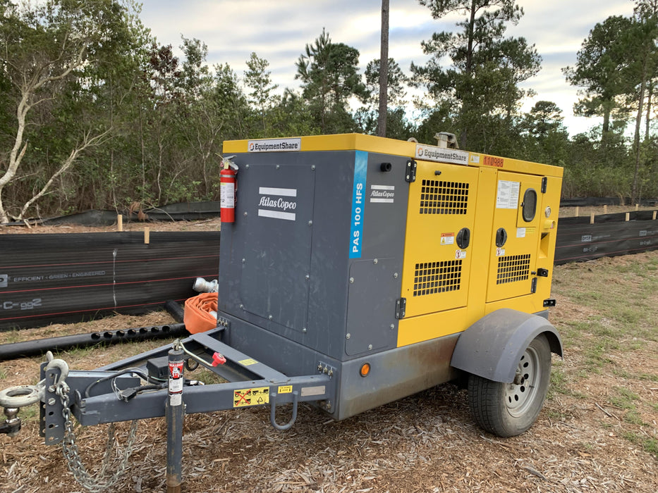 2020 ATLAS COPCO PAS 100 HF CS Enclosed