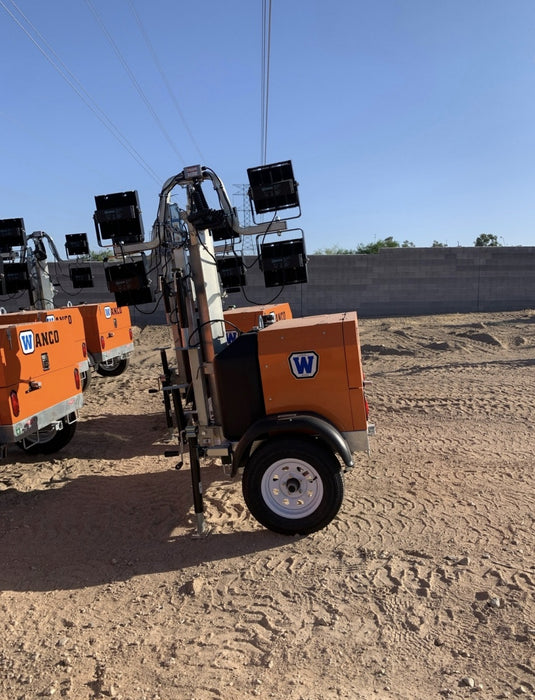 2024 Wanco WLTT-4MM4K Diesel, Deep Sea Controller, Shore Power Plug, Auto Start, (4) 350W LED Floodlights, 4kW Generator, 60 Gal Fuel Tank, 2" Ball, T3