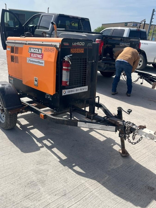 2022 Lincoln Electric LE400 Kubota V1505, Trlr, Cable Rack, Light Kit, ES Decals, T3