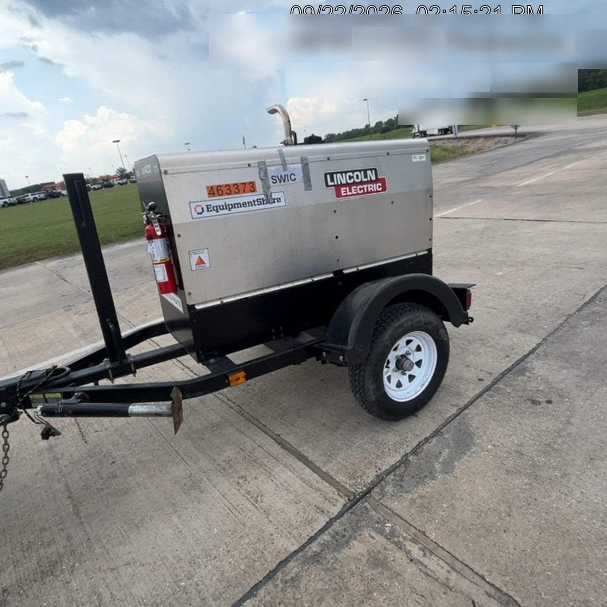 2024 Lincoln Electric LE400 Kubota V1505, Trlr, Cable Rack, Light Kit, ES Decals, T3