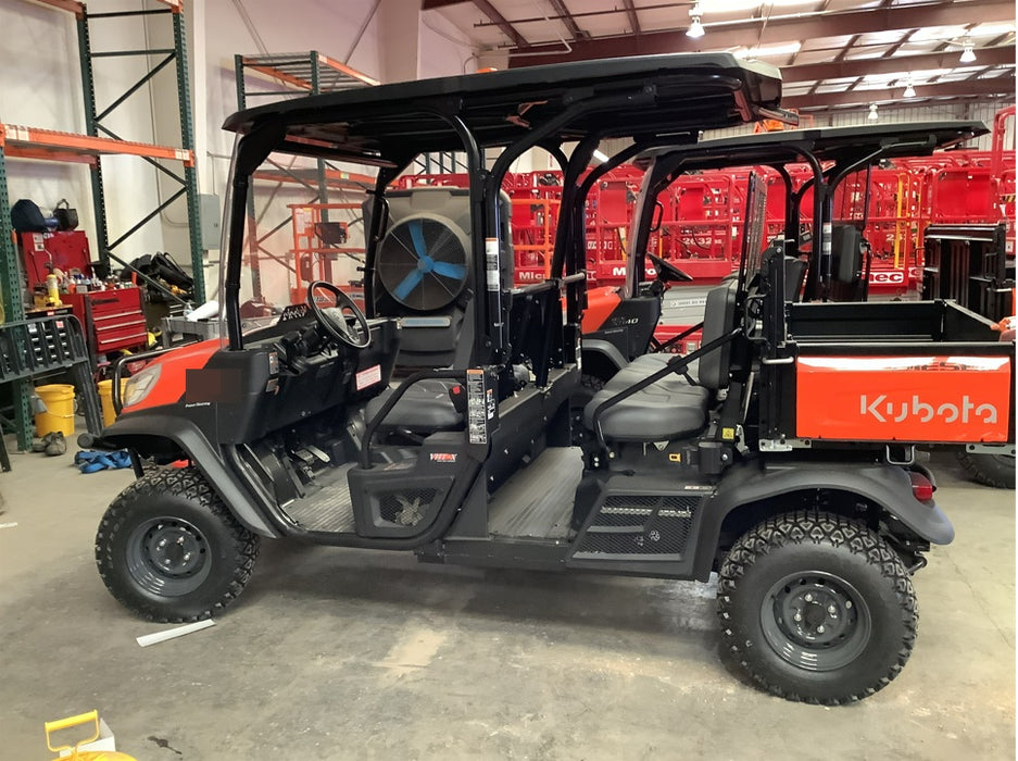 2022 Kubota RTV-X1140W-H Plastic Canopy, Windshield Acrylic Clear, LED Strobe Light, Wire Harness Kit, Back up Alarm