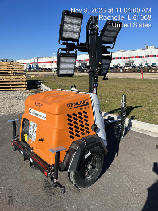 2023 Generac MLT2 Diesel, Flex Switch 120V Input, Powerzone Controller, 
(4) 320W LED Lights, 4kW Generator, 39.9 Gal Fuel Tank, 2" Ball, T3