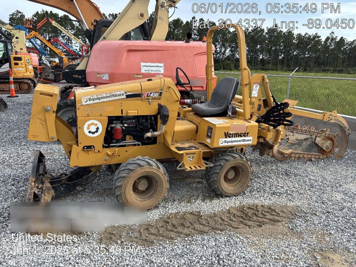2019 VERMEER RTX450