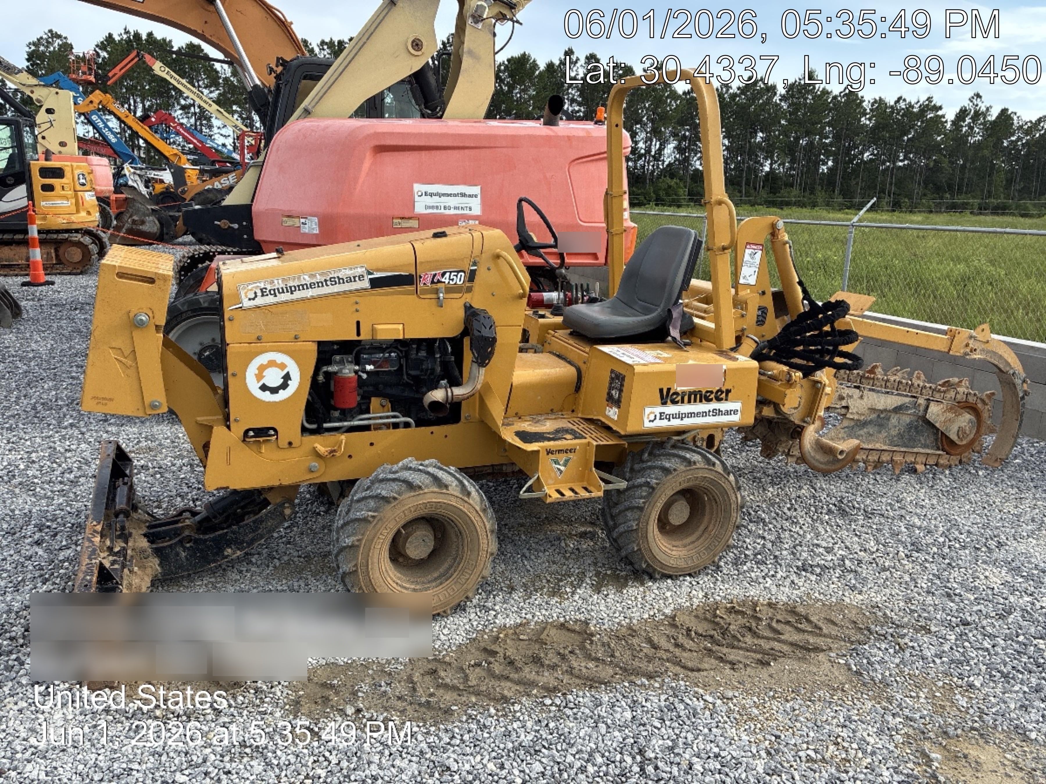 2019 VERMEER RTX450