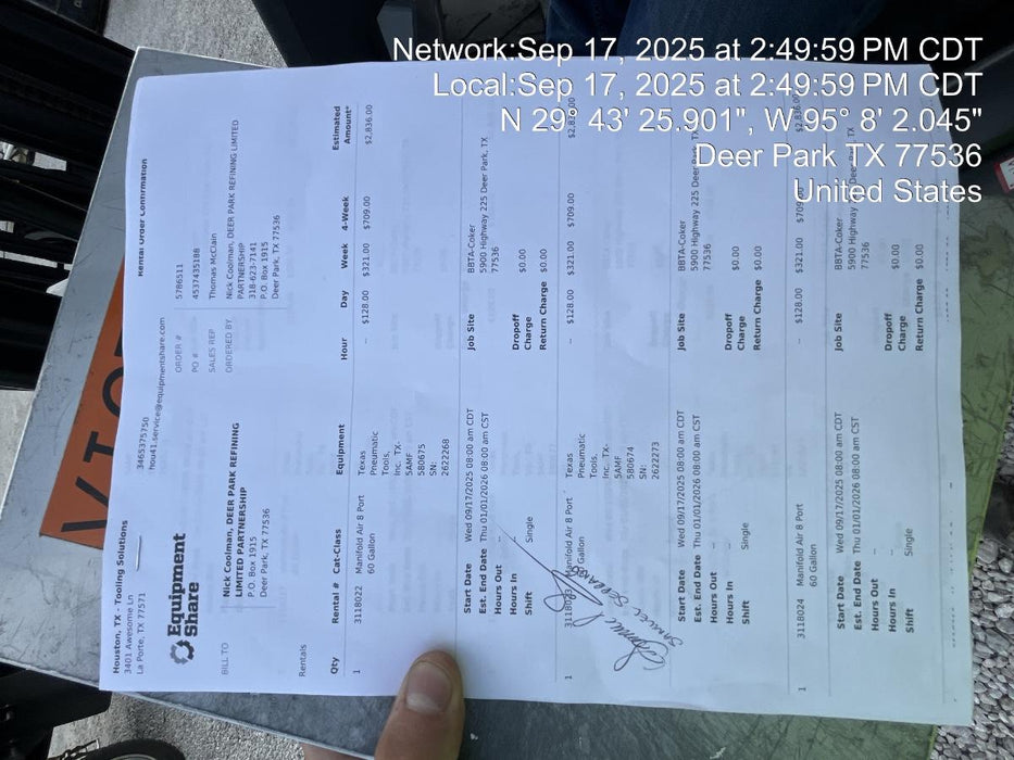 2025 TEXAS PNEUMATIC TOOLS, INC. TX-5AMF