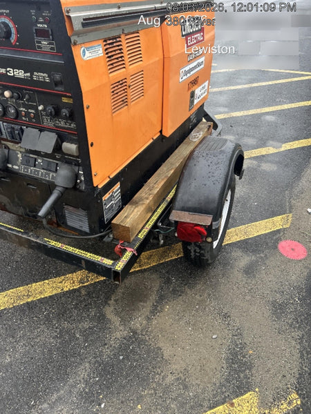 2021 Lincoln Electric Vantage 322 Vantage 322 Ready Pak 3 w/ Decals, ORANGE (includes trailer, cable rack, fender light kit) NO Telematics
