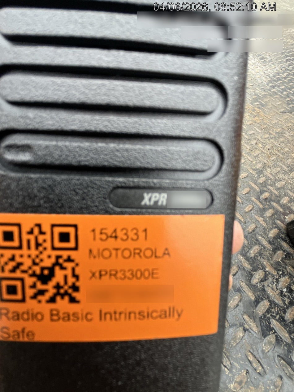 2021 MOTOROLA XPR3300E