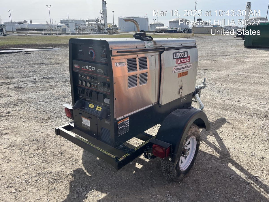 2024 Lincoln Electric LE400 Kubota V1505, Trlr, Cable Rack, Light Kit, ES Decals, T3