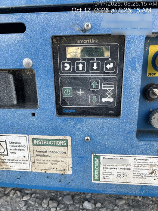 2019 Genie GS-2632 Folding rails with half height swing gate