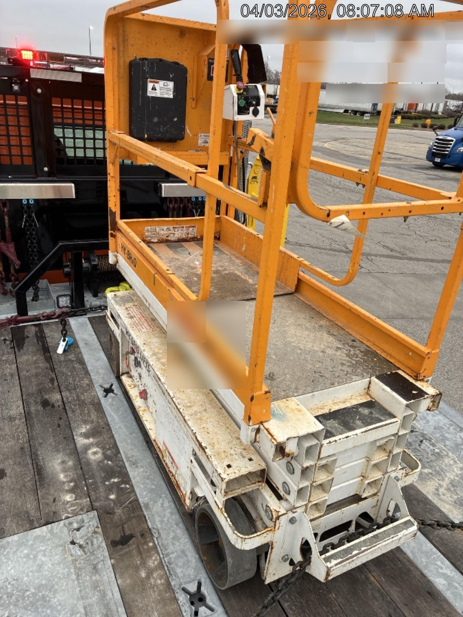 Custom Equipment HB-1430 <ul>
 <li>Hy-Brid Scissor Lift</li>
  <li>Platform capacity up to 670 lbs.</li>
  <li>Working height up to 20 ft</li>
  <li>Weighs under 1,700 lbs.</li>
  <li>Non-marking wheels </li>
</ul>