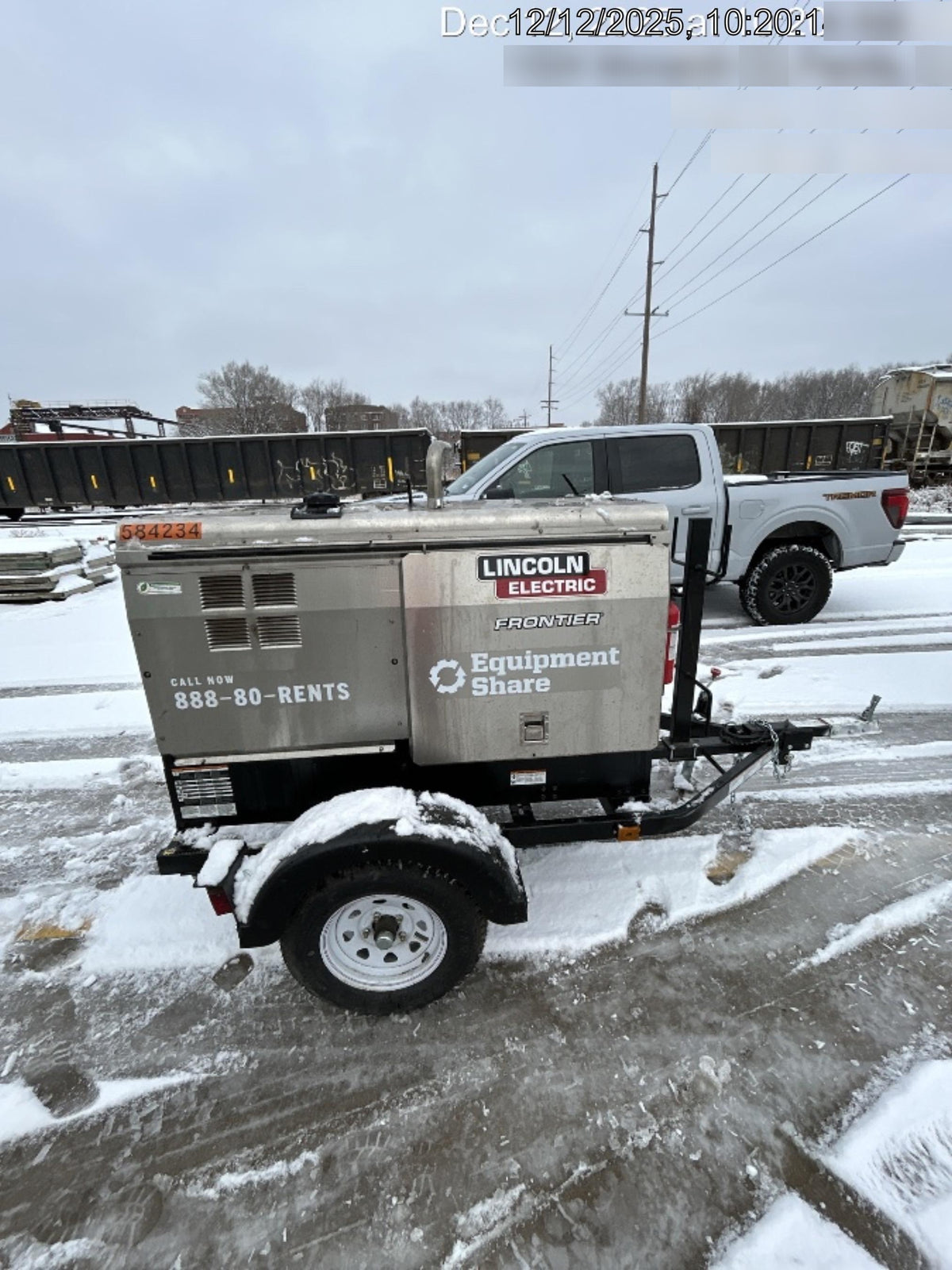 2021 Lincoln Electric Vantage 549X Ready Pak 3, ORANGE (includes trailer, cable rack, fender light kit)