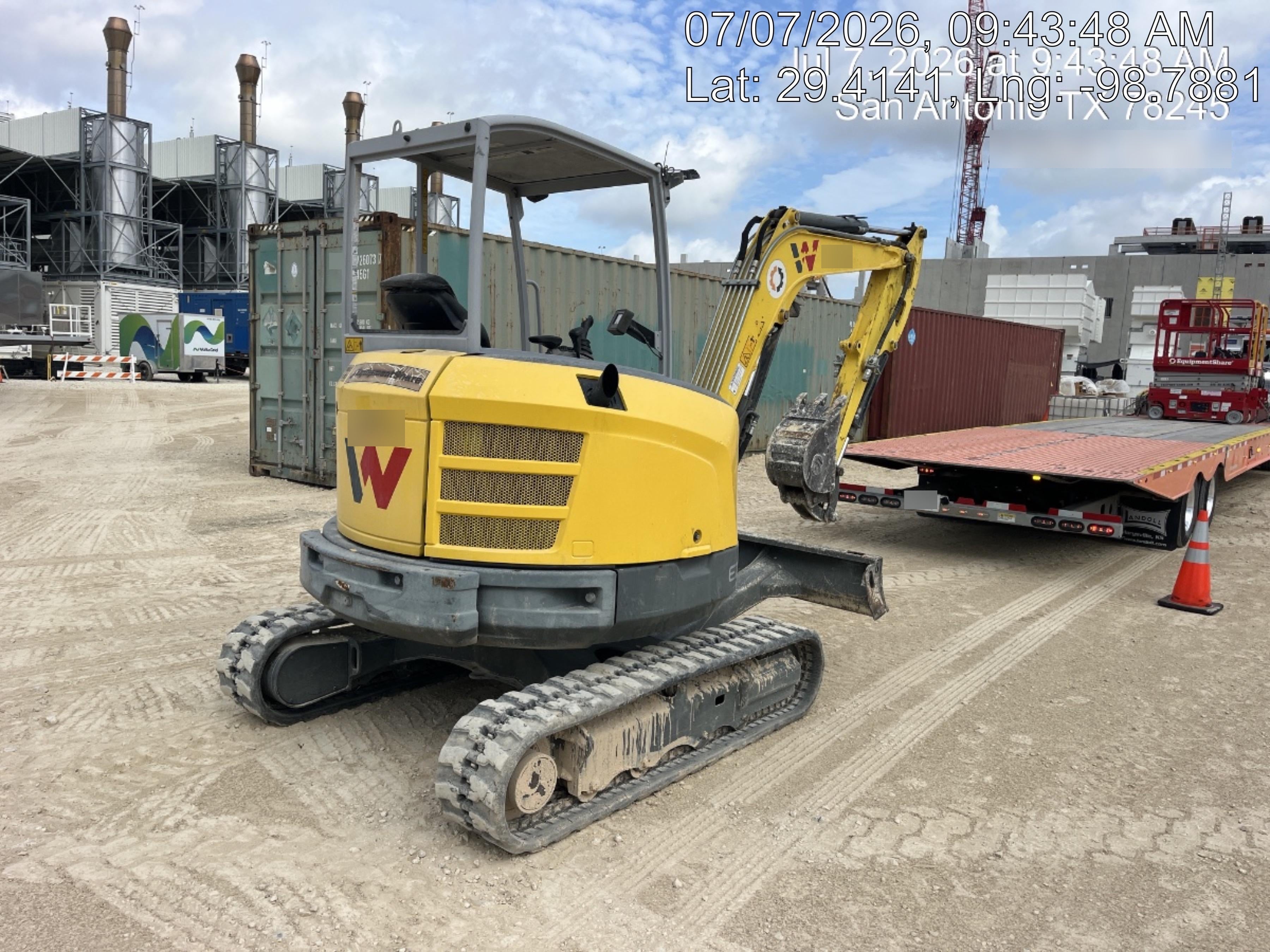 Wacker Neuson EZ36 Canopy unit with one Bucket