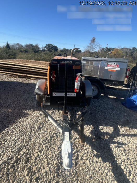 2022 Lincoln Electric LE400 Kubota V1505, Trlr, Cable Rack, Light Kit, ES Decals, T3