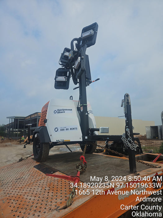 2024 Generac MLT2 Diesel, Flex Switch 120V Input, Powerzone Controller, 
(4) 320W LED Lights, 4kW Generator, 39.9 Gal Fuel Tank, 2" Ball, T3