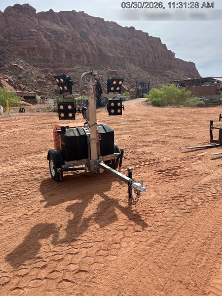 2024 Wanco WLTT-4MM4K Diesel, Deep Sea Controller, Shore Power Plug, Auto Start, (4) 350W LED Floodlights, 4kW Generator, 60 Gal Fuel Tank, 2" Ball, T3