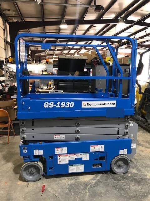2020 Genie GS-1930 Solid Non Marking Tires, Beacon, Folding rails with half height swing gate