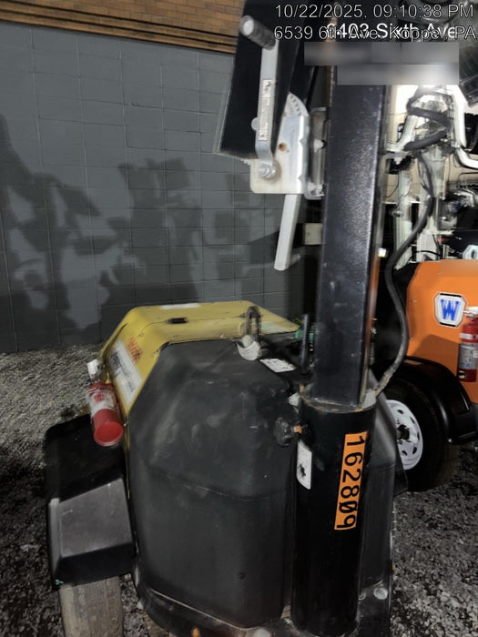 2021 Allmand NLV3GR (4) LED Light Fixture 350W, 23' Vertical Mast, 3kW Prime, Towable, Deep Sea L401, Leveling Jacks, Yanmar T4F 5.8hp