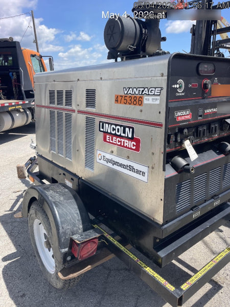 2024 Lincoln Electric Vantage 549X Vantage 549X Ready Pak 3 w/ Telematics & Decals, Stainless (Includes Trailer, Cable Rack, Fender Light Kit), part #K3534-2-RP3MES