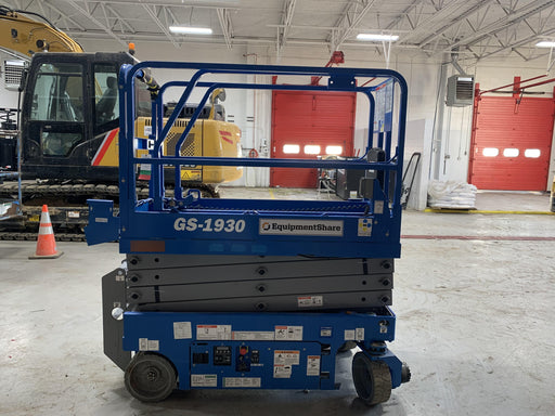 2020 Genie GS-1930 Solid Non Marking Tires, Beacon, Folding rails with half height swing gate