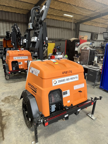 2025 Generac MLTS-4 Diesel, Mitsubishi L2E, 7.1 hp @1800 rpm, Flex Switch 120V Input, Powerzone Controller, (4) 320W LED Lights, 4kW Generator, 39.9 Gal Fuel Tank, 2" Ball