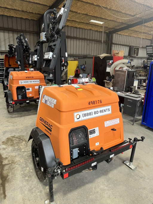 2025 Generac MLTS-4 Diesel, Mitsubishi L2E, 7.1 hp @1800 rpm, Flex Switch 120V Input, Powerzone Controller, (4) 320W LED Lights, 4kW Generator, 39.9 Gal Fuel Tank, 2" Ball