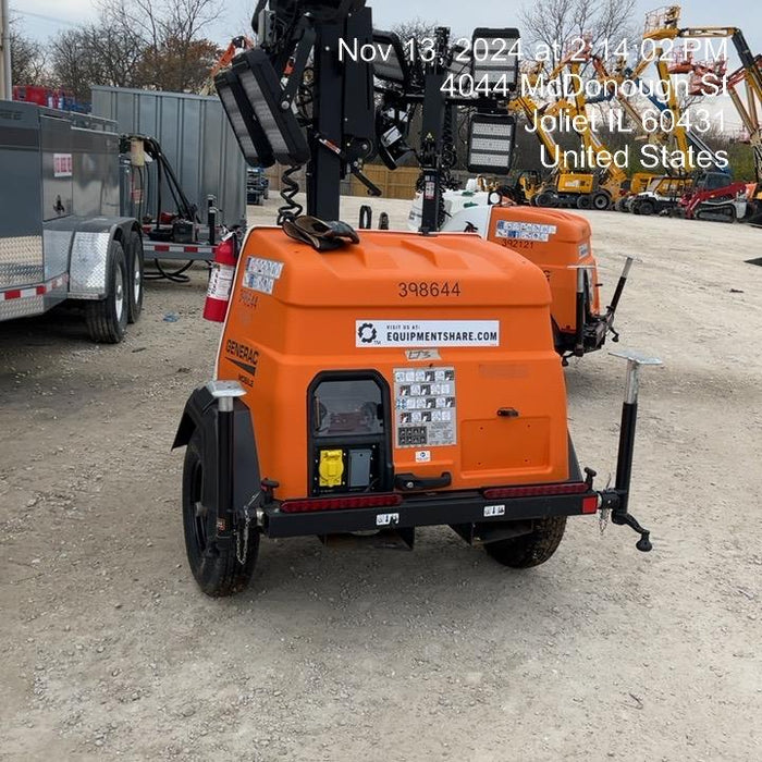 2024 Generac MLT2 Diesel, Flex Switch 120V Input, Powerzone Controller, 
(4) 320W LED Lights, 4kW Generator, 39.9 Gal Fuel Tank, 2" Ball, T3