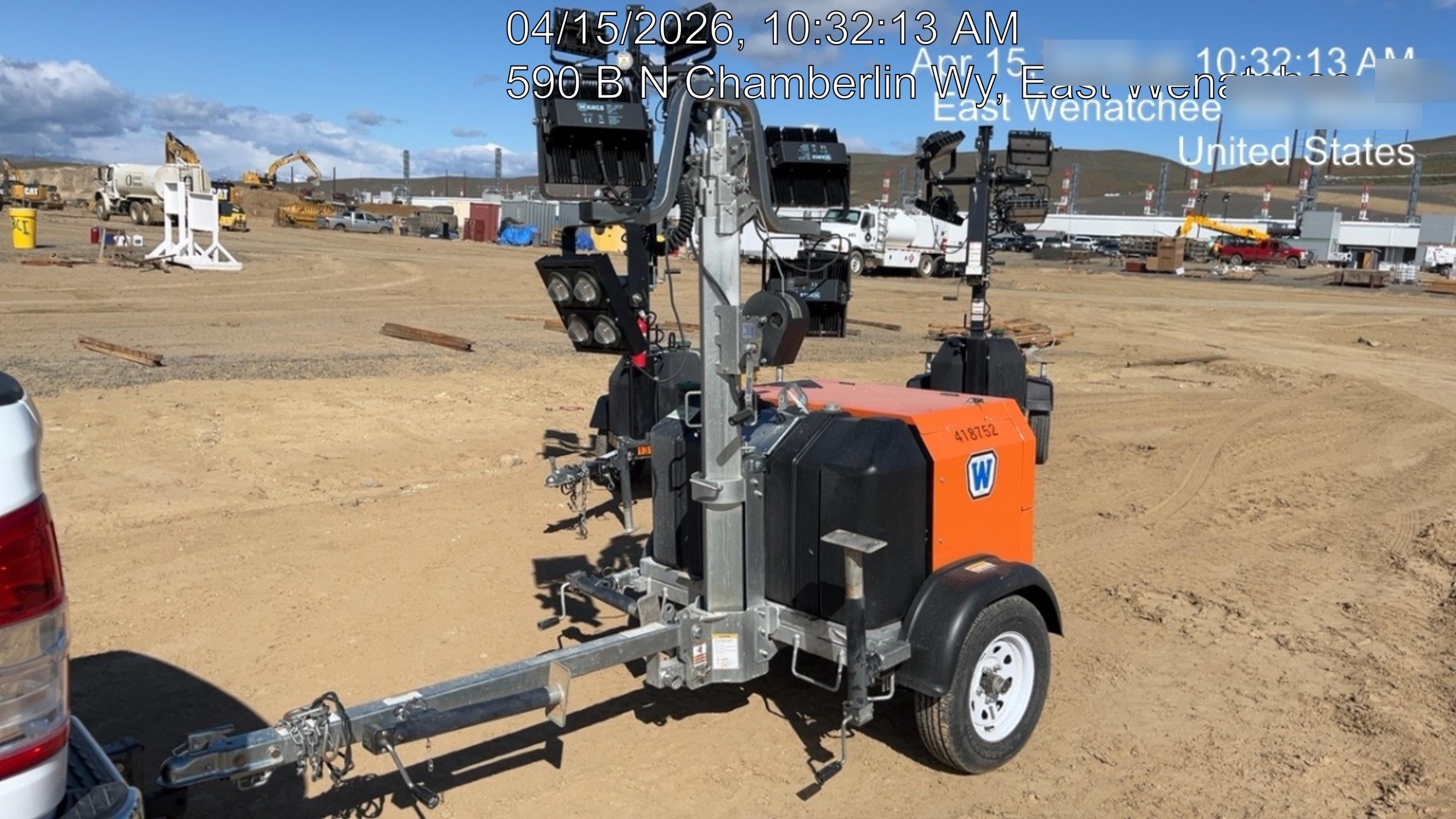 2024 Wanco WLTT-4MM4K Diesel, Deep Sea Controller, Shore Power Plug, Auto Start, (4) 350W LED Floodlights, 4kW Generator, 60 Gal Fuel Tank, 2" Ball, T3