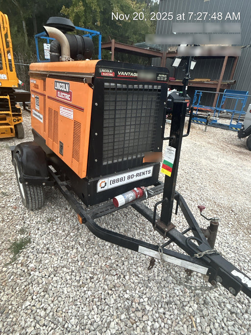 2021 Lincoln Electric Vantage 549X Ready Pak 3, ORANGE (includes trailer, cable rack, fender light kit)