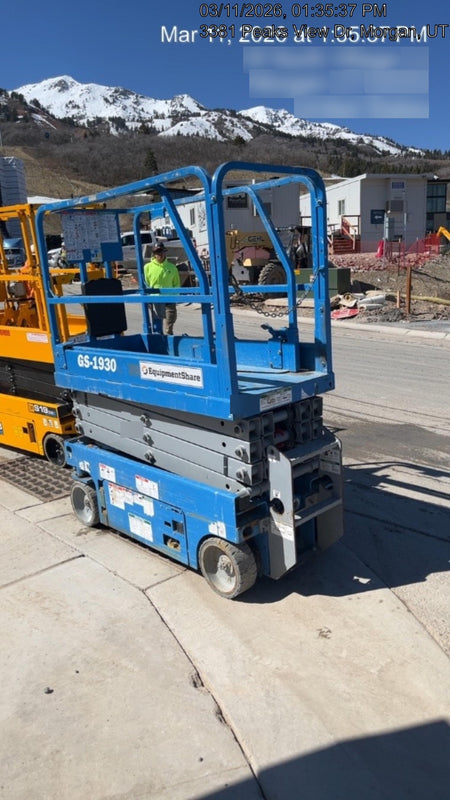 2020 Genie GS-1930 Fixed rails with chain entry gate - Pre A92.20