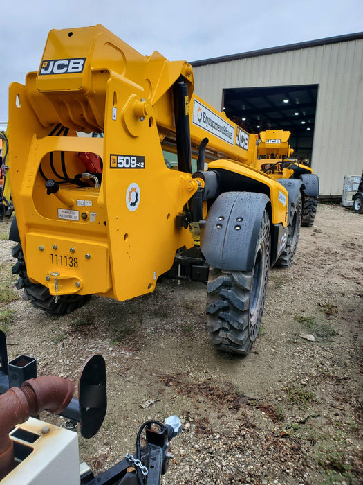 2020 JCB 509-42 Cab/Heat/Air, Solid Tires, Work Lights, Beacon, Aux Hydraulics, Back up Alarm, Lifting Eye, ES Decals